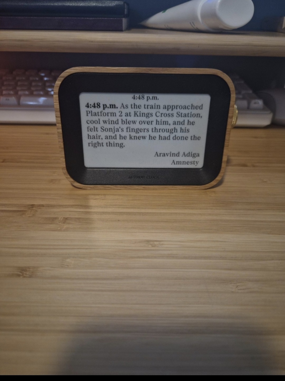 Author Clock Small